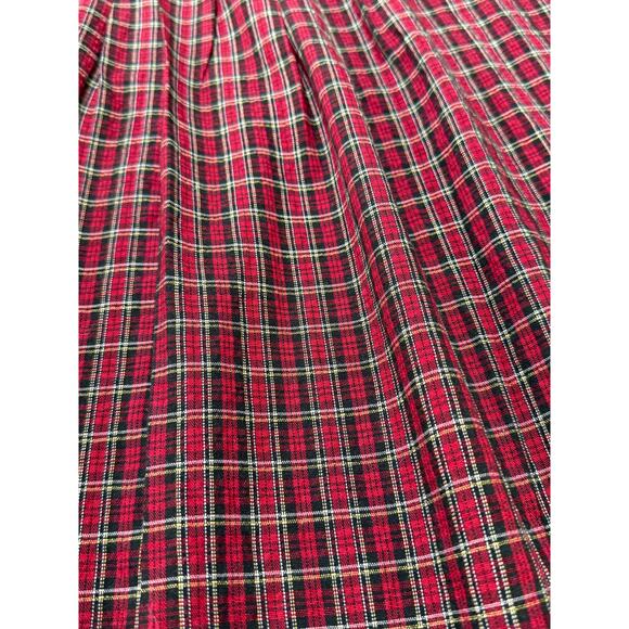 Amy Byer California Dress Red Black & Plaid with Black Trim Girls Size 16 (09) - Picture 3 of 9
